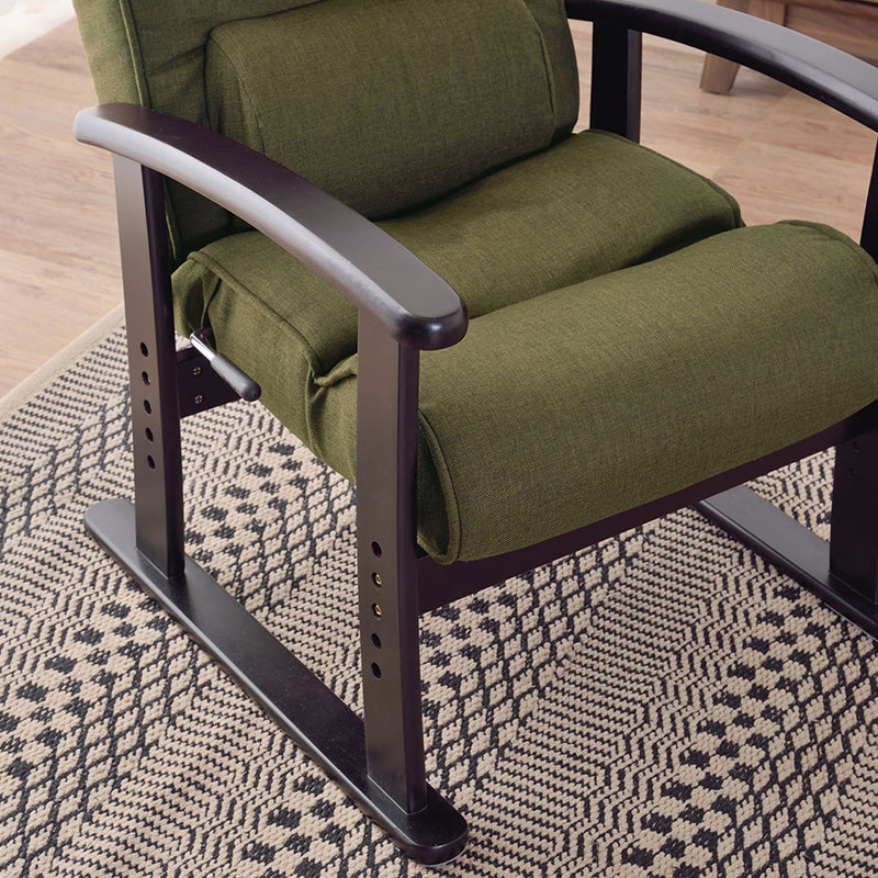 楽々チェア リクライニングチェア 高さ4段階調節