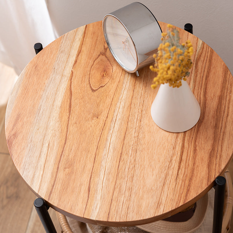 バスケット付きサイドテーブル