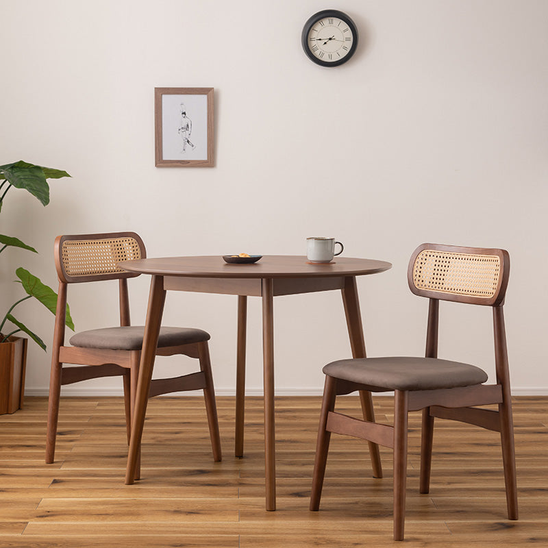 コンパクトタイプのラウンドテーブル 1人~2人用ダイニング