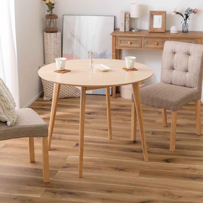 コンパクトタイプのラウンドテーブル 1人~2人用ダイニング