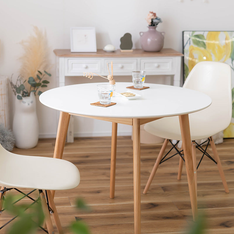 コンパクトタイプのラウンドテーブル 1人~2人用ダイニング