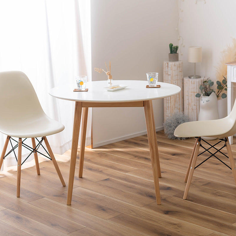 コンパクトタイプのラウンドテーブル 1人~2人用ダイニング