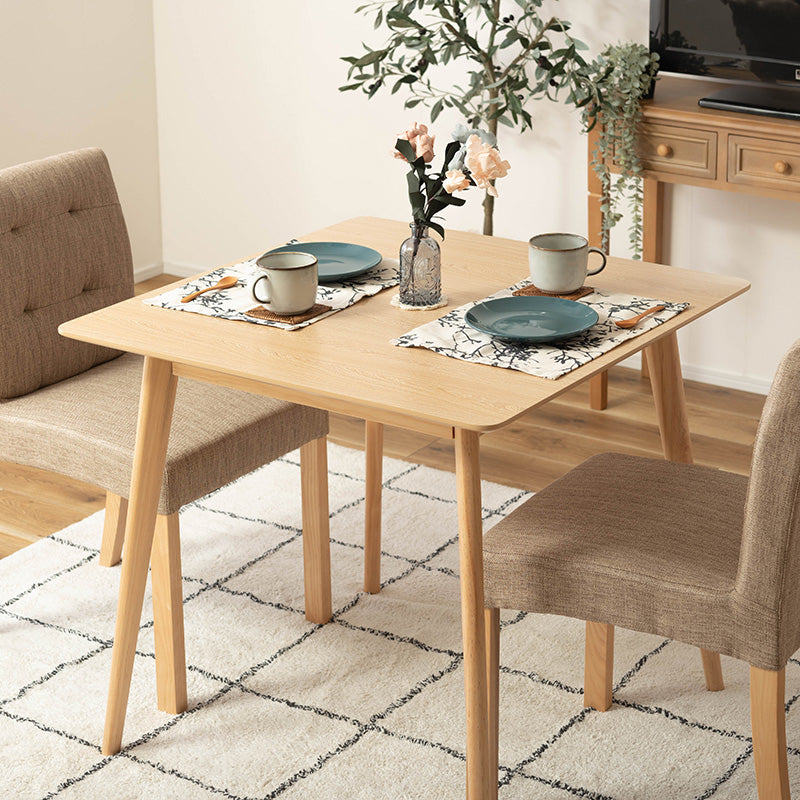 シンプルなスクエアテーブル 省スペース向け 1人~2人用ダイニング