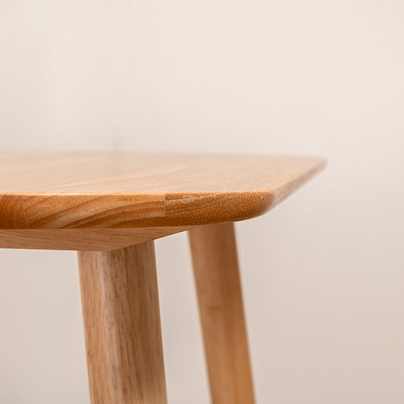 壁付けできるダイニングテーブル 天然木のぬくもりを感じる北欧風デザイン 1人~2人用