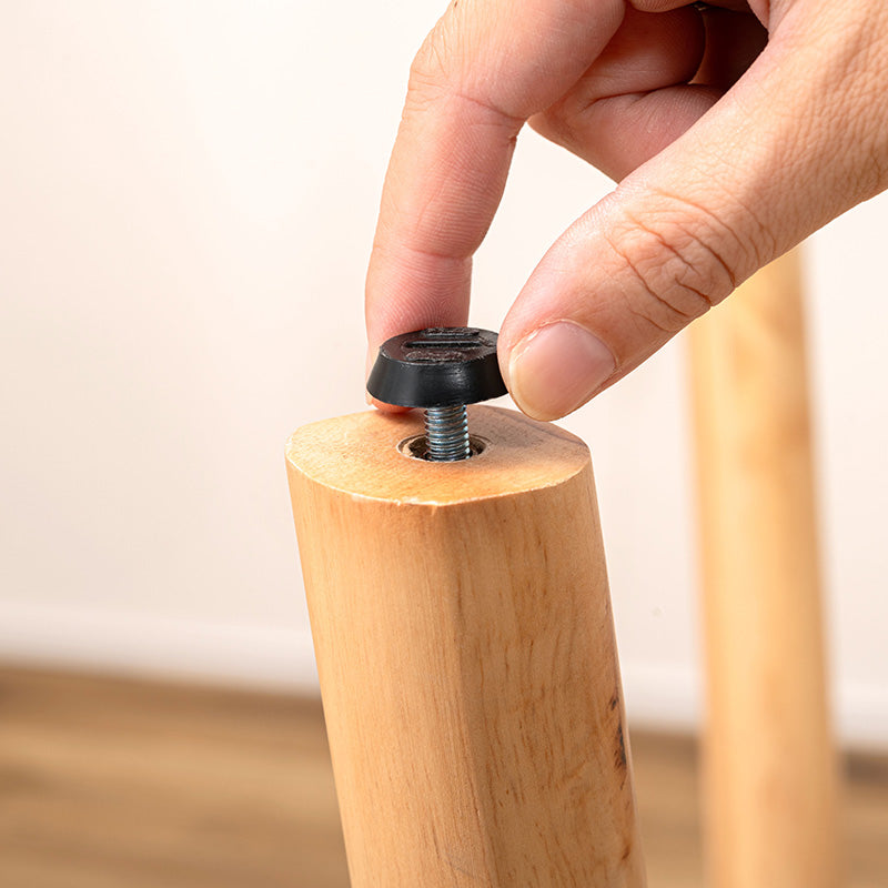 壁付けできるダイニングテーブル 天然木のぬくもりを感じる北欧風デザイン 1人~2人用