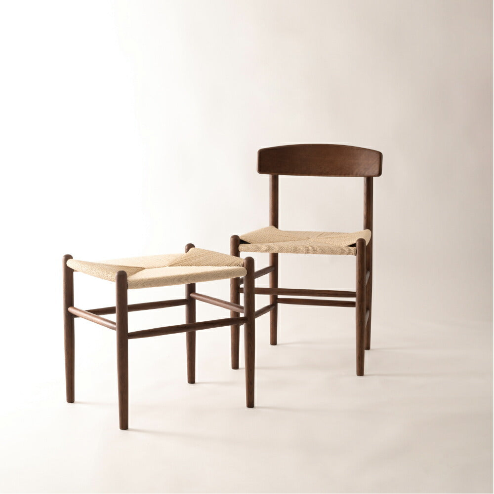 ナチュラルモダンなペーパーコードダイニングチェア