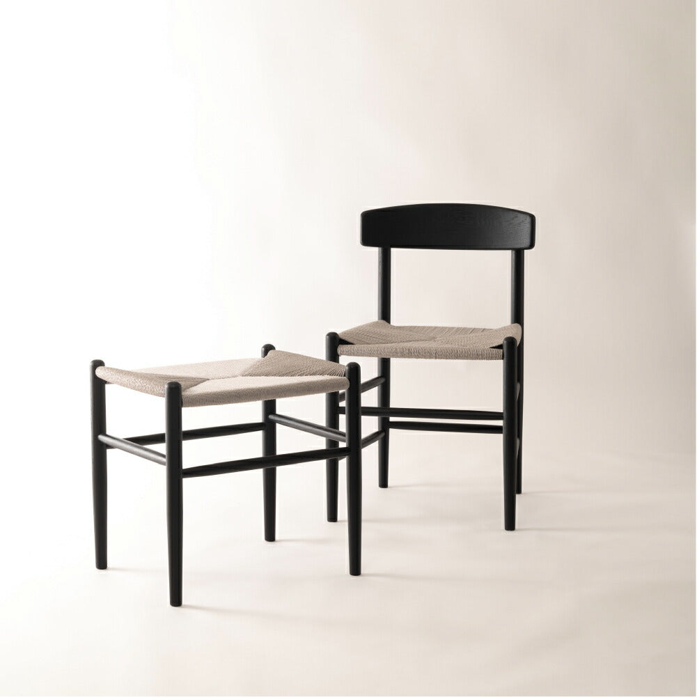 ナチュラルモダンなペーパーコードダイニングチェア