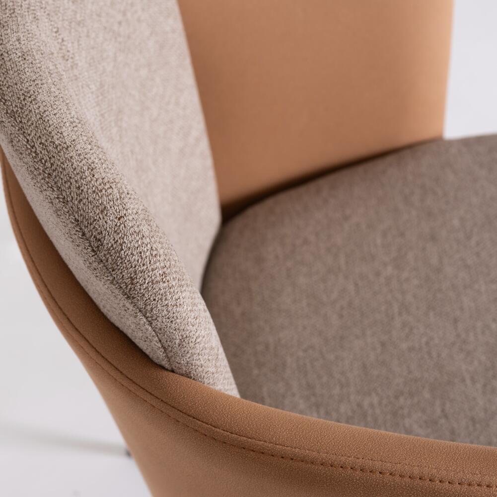 小ぶりで体を包み込む快適なダイニングチェア