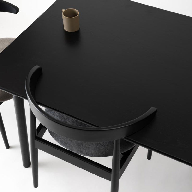 【2脚セット】背面の曲線美が美しいダイニングチェア お掃除ロボット対応