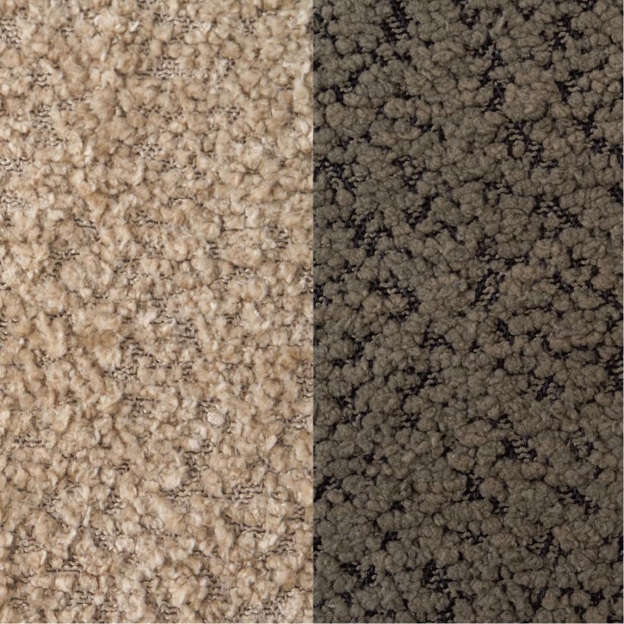 【開梱設置配送】3人掛けソファ 凹凸のある表情が魅力のブークレ生地を使用