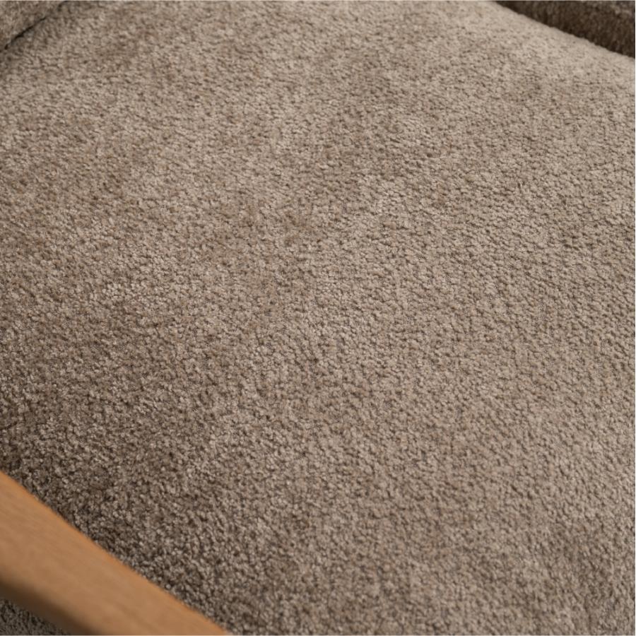 【開梱設置配送】3人掛けソファ 凹凸のある表情が魅力のブークレ生地を使用