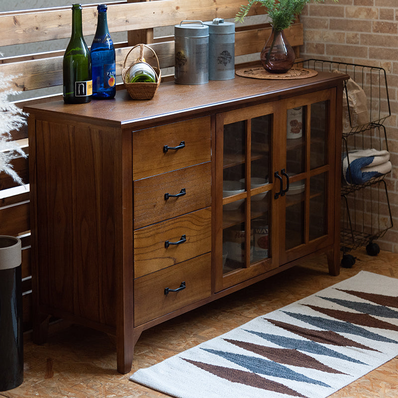 ミンディ材の風合いを楽しむ キャビネット