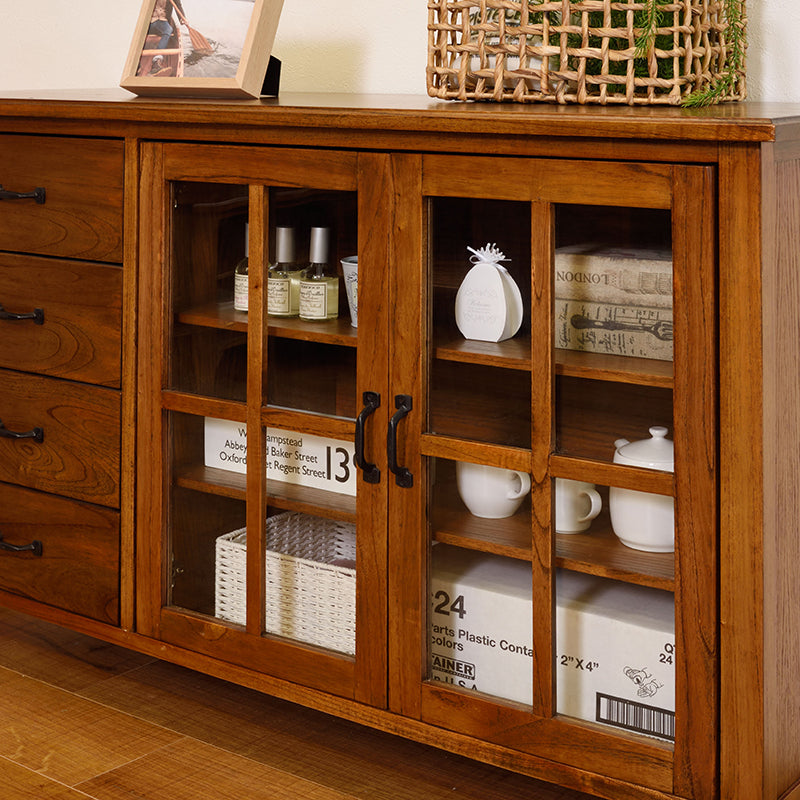 ミンディ材の風合いを楽しむ キャビネット