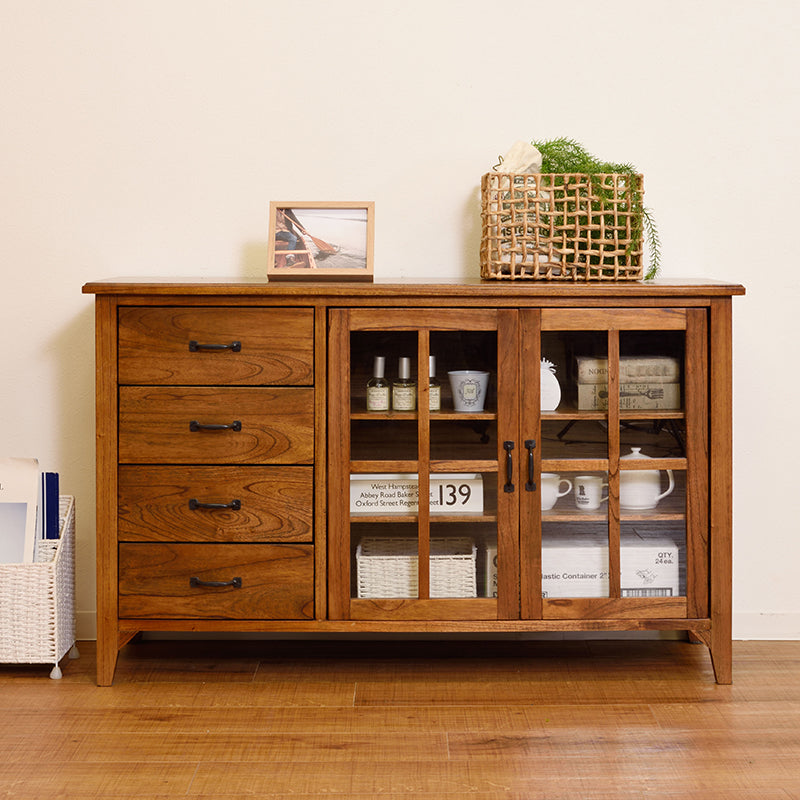 ミンディ材の風合いを楽しむ キャビネット