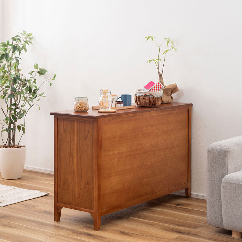 ミンディ材の風合いを楽しむ キャビネット