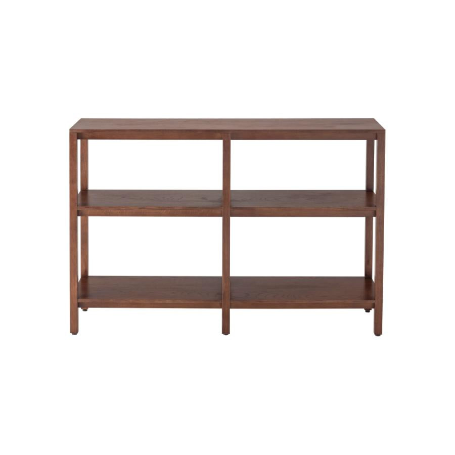 シンプルでスクエアなデザインのオープンシェルフ 幅120cm