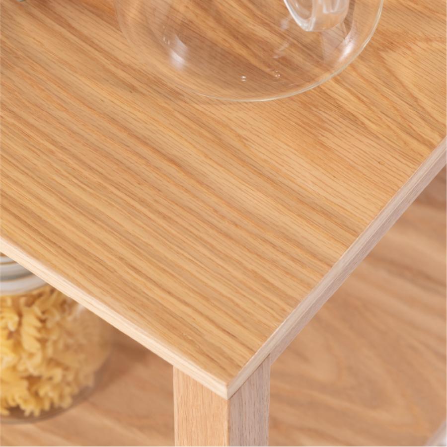 シンプルでスクエアなデザインのオープンシェルフ 幅120cm