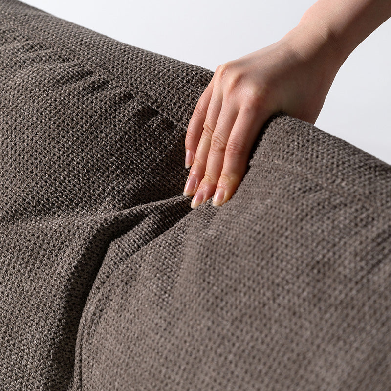 【開梱設置配送】上質なファブリックと天然木を使用した2人掛けソファ