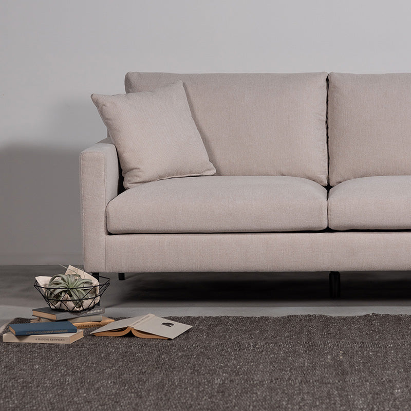 【開梱設置配送】シンプルでスタンダードなフォルムの2人掛けソファ