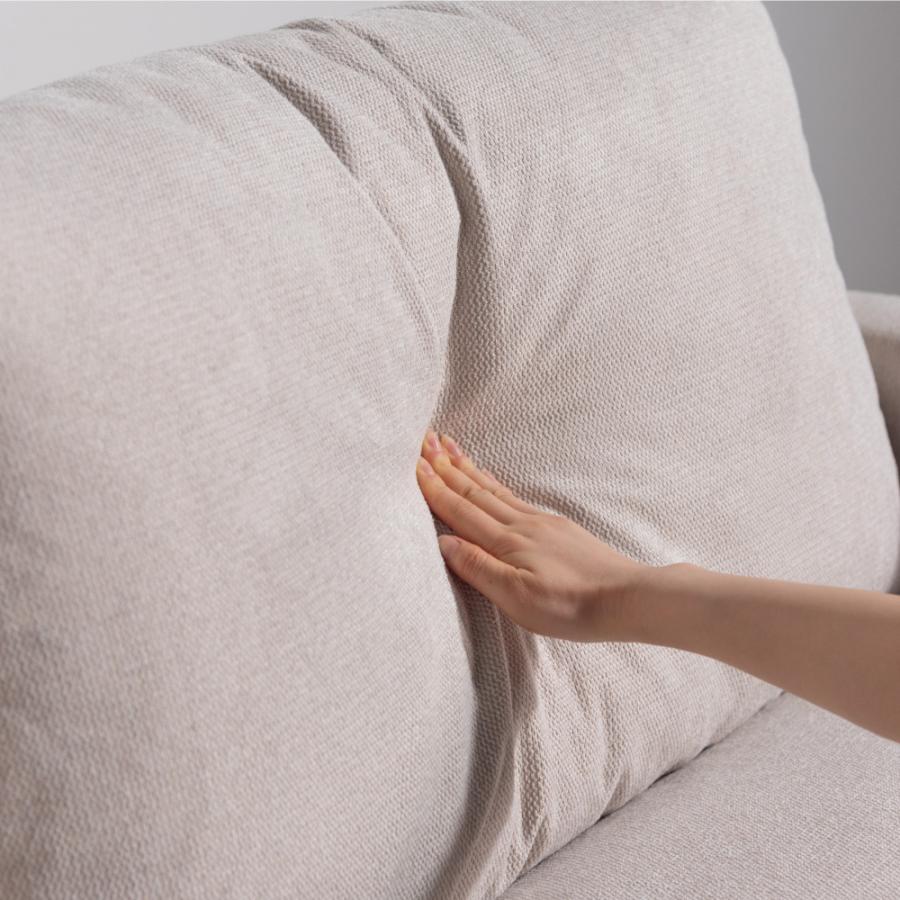 【開梱設置配送】シンプルでスタンダードなフォルムの2人掛けソファ