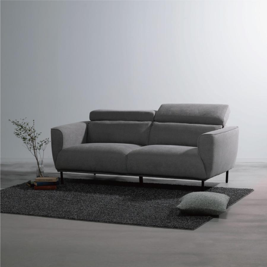 【開梱設置配送】リクライニング機能付きヘッドレスト ソファ