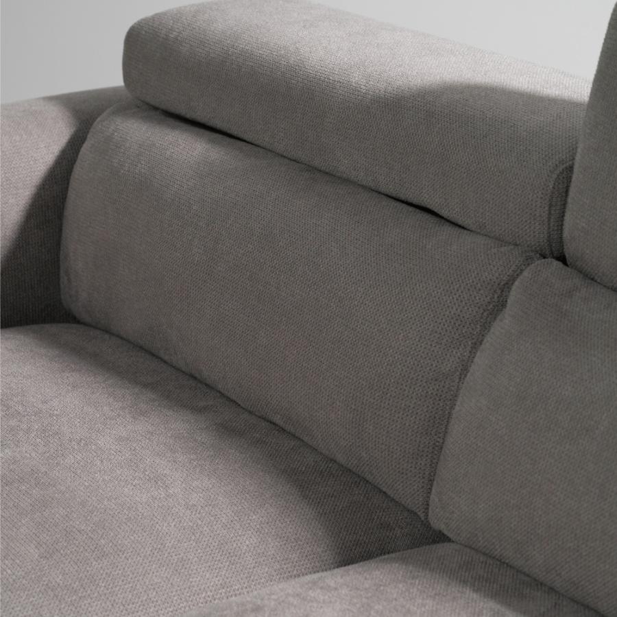 【開梱設置配送】リクライニング機能付きヘッドレスト ソファ