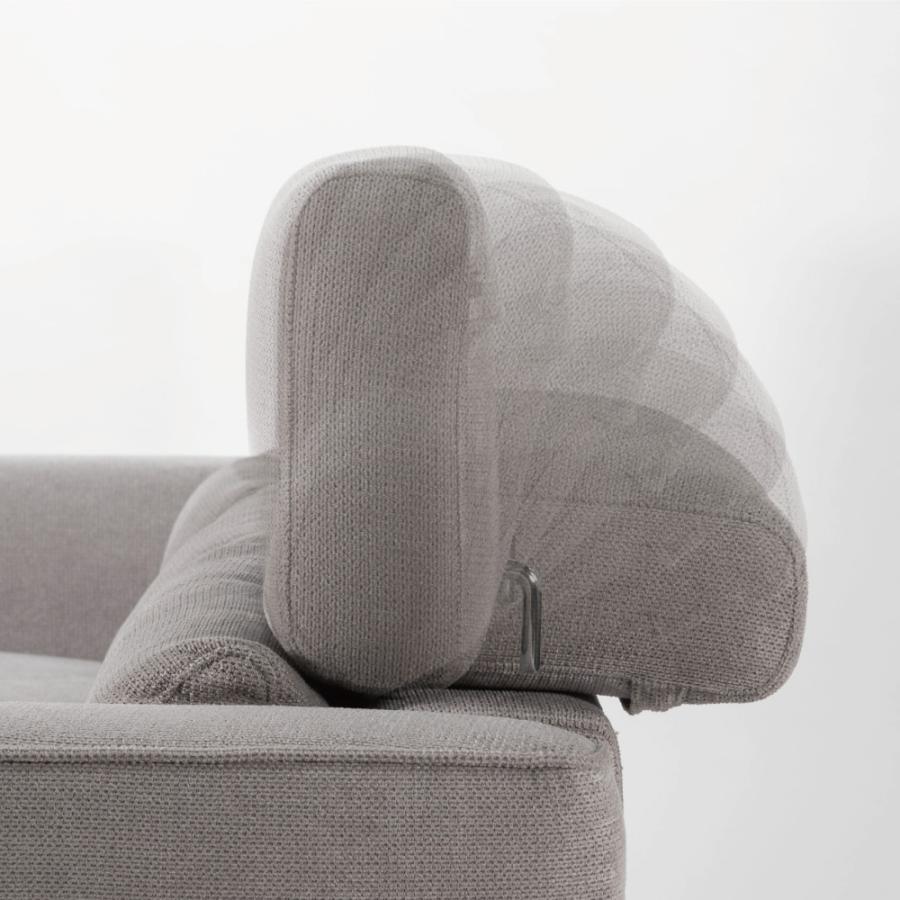 【開梱設置配送】リクライニング機能付きヘッドレスト ソファ