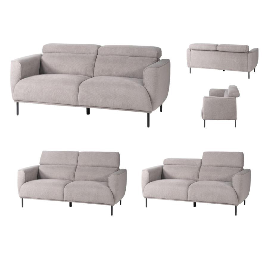 【開梱設置配送】リクライニング機能付きヘッドレスト ソファ