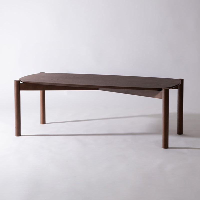 リビングテーブル 角を落とし丸みを帯びたフォルム センターテーブル