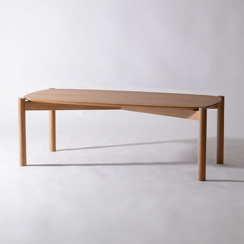 リビングテーブル 角を落とし丸みを帯びたフォルム センターテーブル