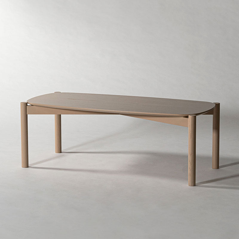 リビングテーブル 角を落とし丸みを帯びたフォルム センターテーブル