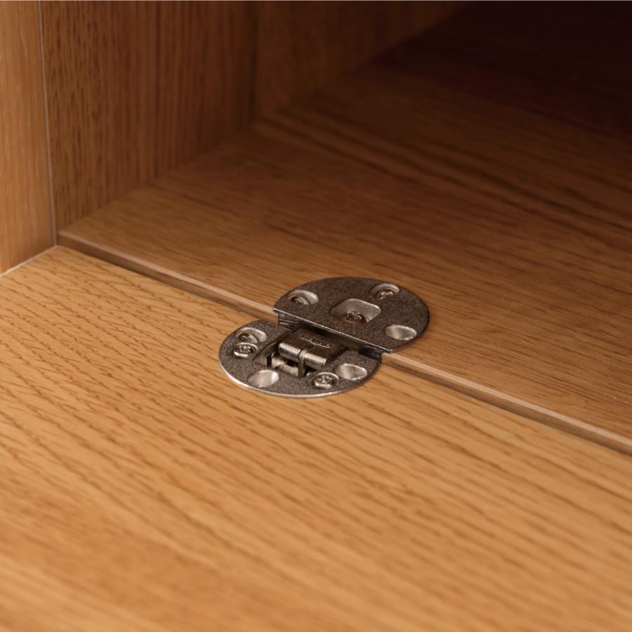 【開梱設置配送】ローボード 天然木の木目を生かしたデザインと石目調の引き出しがアクセント