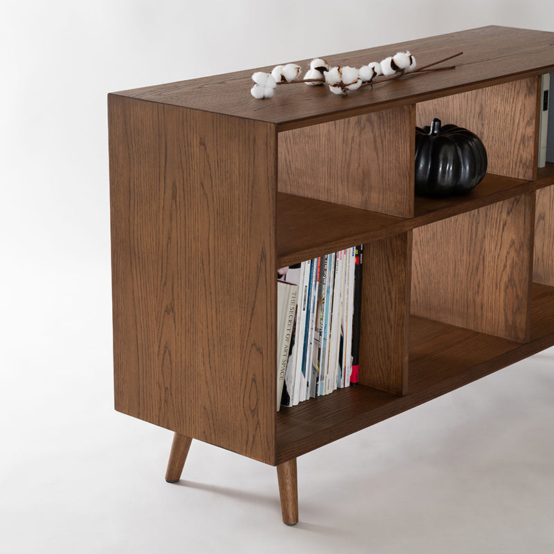 シェルフ 幅120cm 天然木の美しさで空間を格上げ。置くだけで映える収納家具