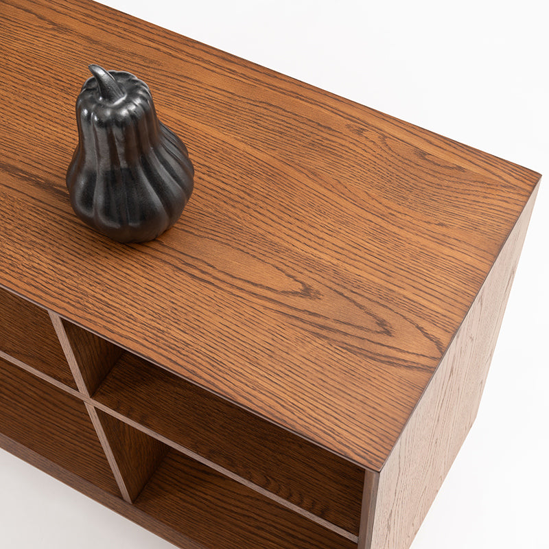 シェルフ 幅120cm 天然木の美しさで空間を格上げ。置くだけで映える収納家具