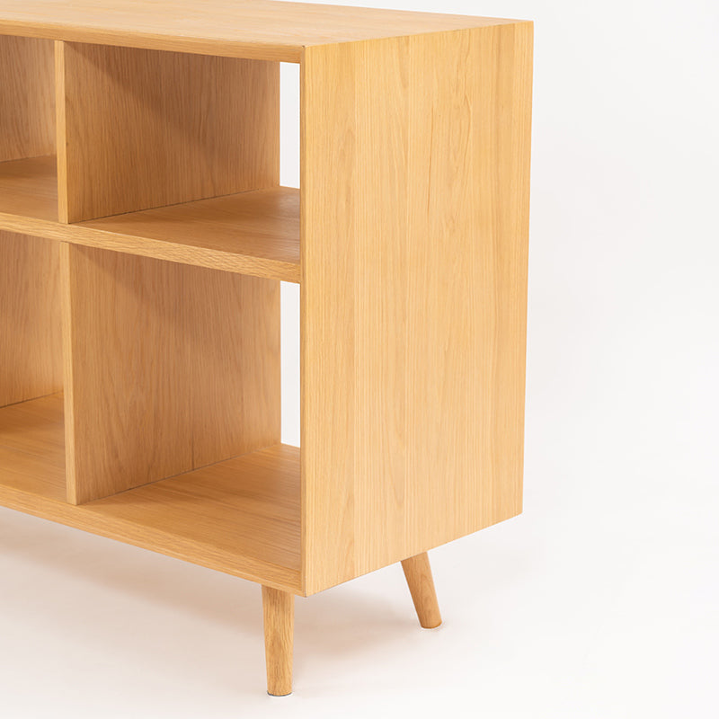 シェルフ 幅120cm 天然木の美しさで空間を格上げ。置くだけで映える収納家具