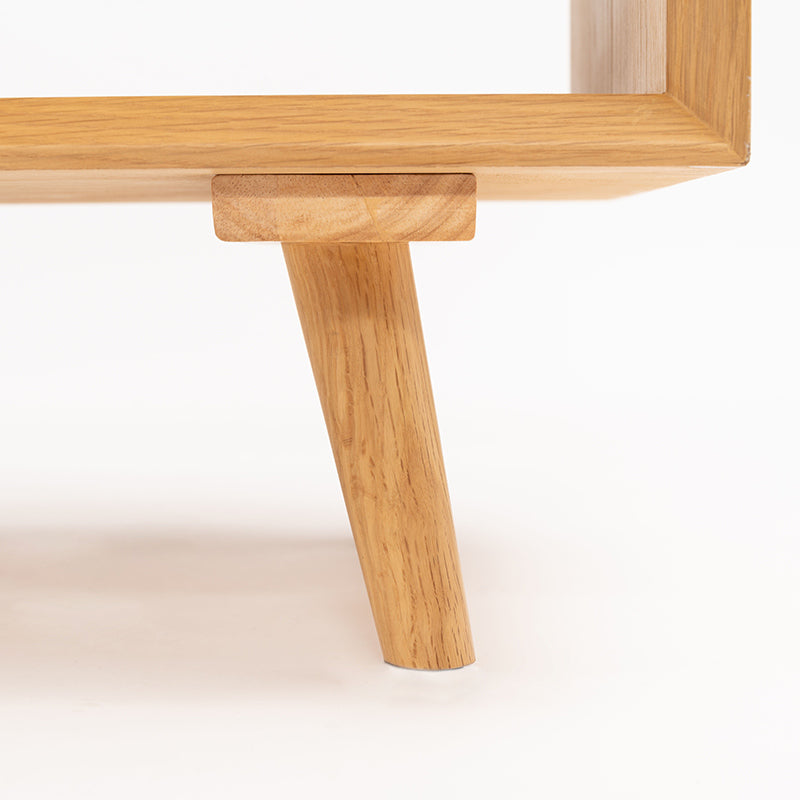 シェルフ 幅120cm 天然木の美しさで空間を格上げ。置くだけで映える収納家具