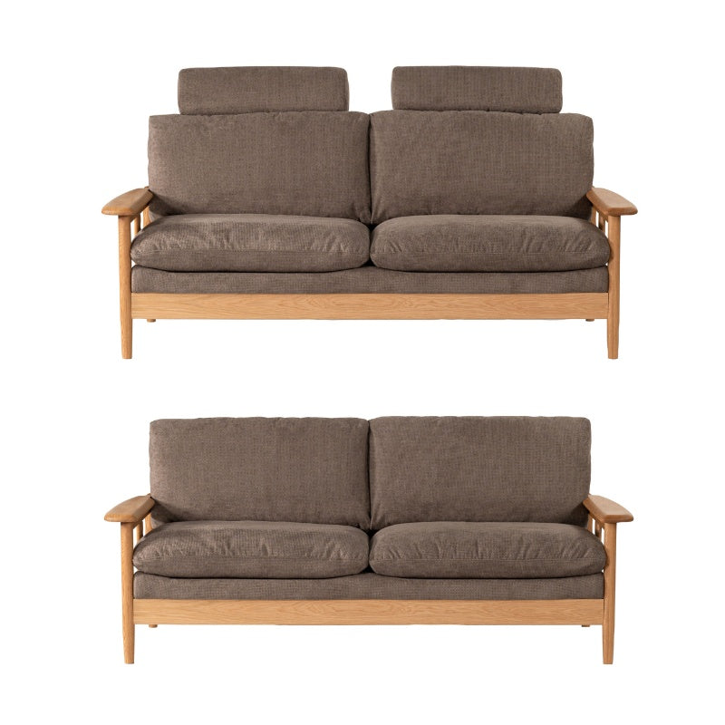 【開梱設置配送】2人掛けソファ 取り外し可能なヘッドレスト付き