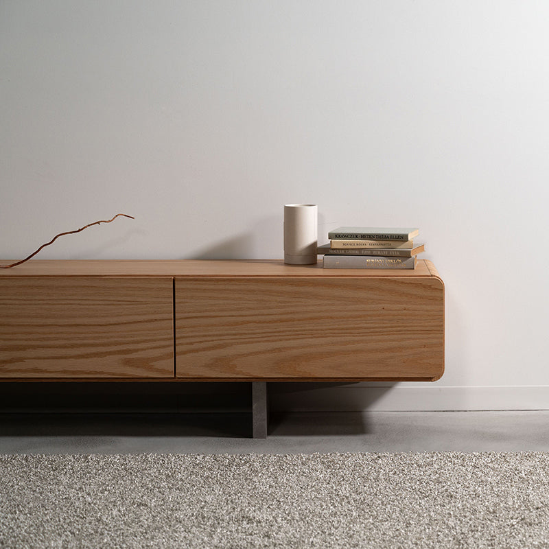 【開梱設置配送】ローボード 天然木の美しさを引き出したテレビボード