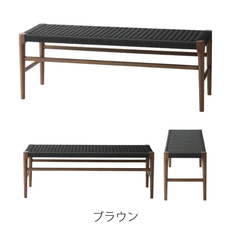 ペーパーコードを使用したベンチ
