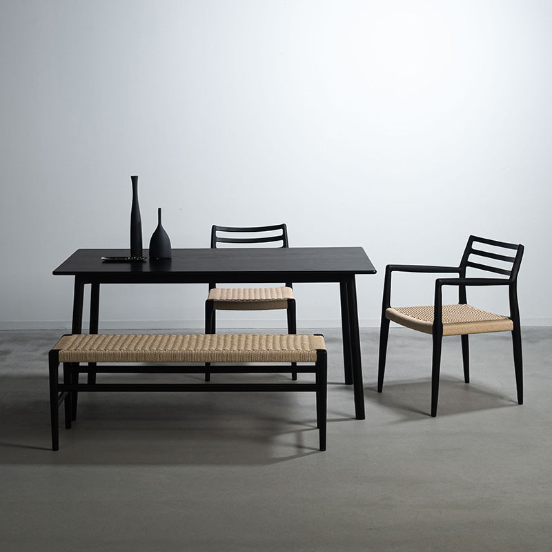 ペーパーコードを使用したアームチェア ダイニングチェア