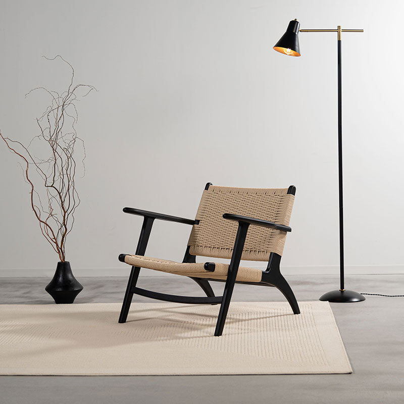 ペーパーコードを使用したラウンジチェア