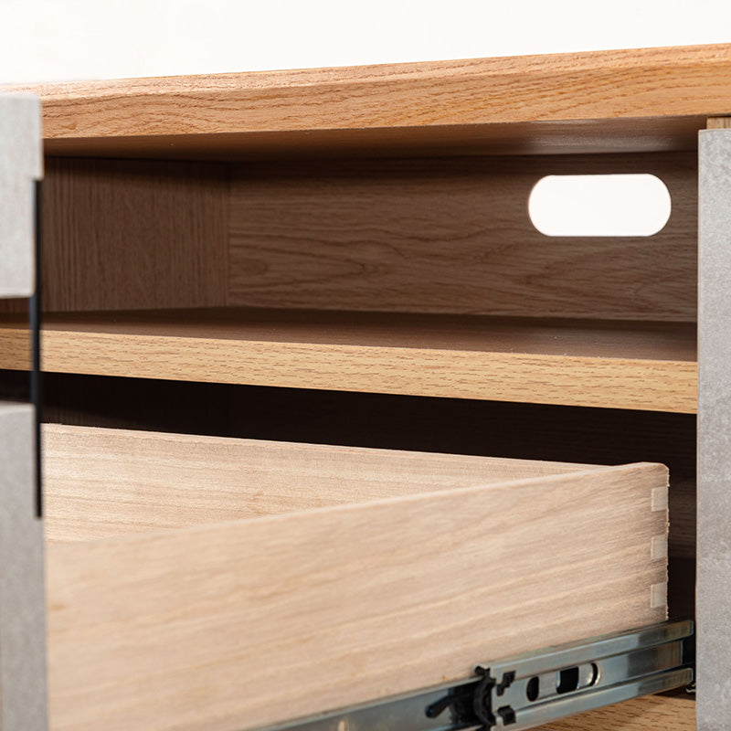 【開梱設置配送】直線的なラインでシンプルなフォルムのローボード テレビボード