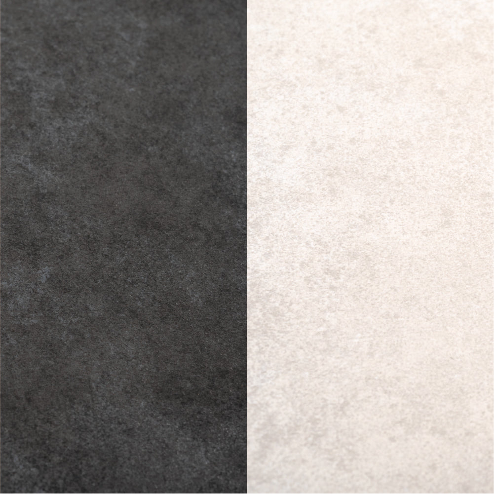 【開梱設置配送】モルタル調の石目柄を施したるローボード