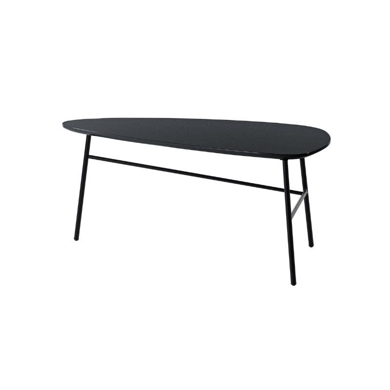 サイドテーブル 幅93cm モダンな黒脚と耐久天板でリビングをスマートに