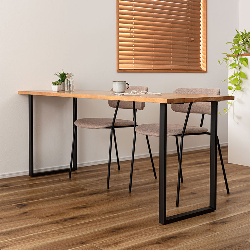 ダイニングテーブル 奥行55cm 省スペース設計でリモートワークにも最適