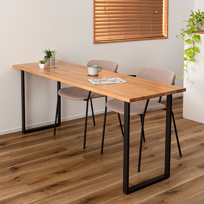 ダイニングテーブル 奥行55cm 省スペース設計でリモートワークにも最適