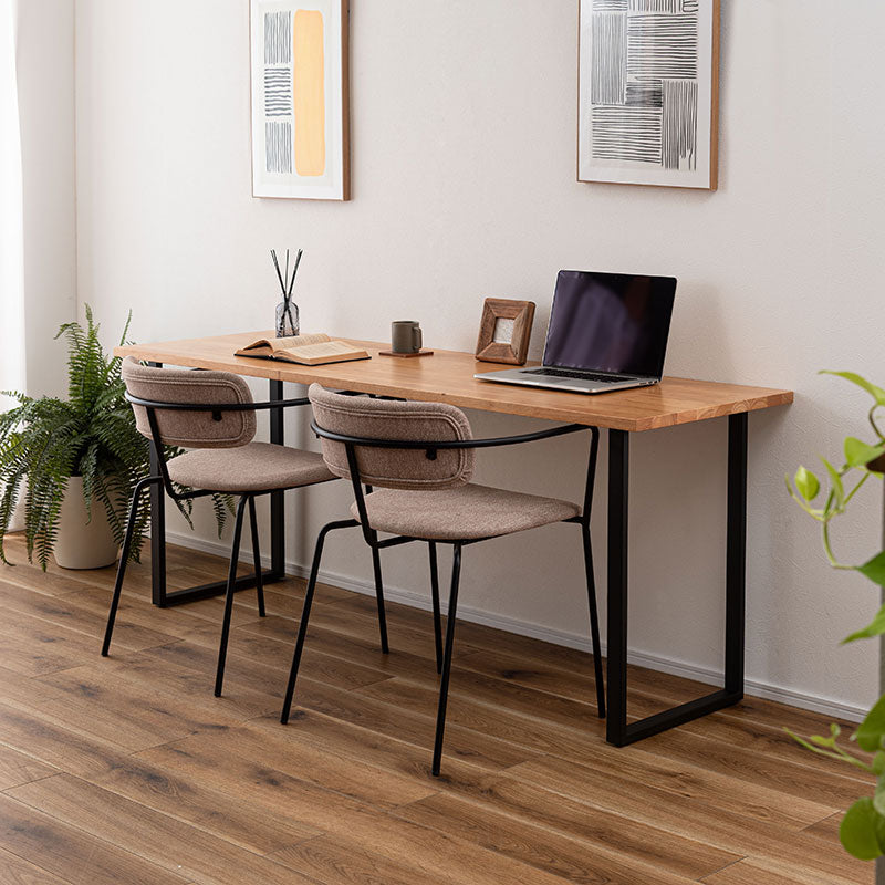 ダイニングテーブル 奥行55cm 省スペース設計でリモートワークにも最適