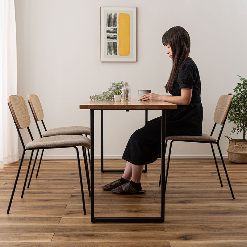 ダイニングテーブル 奥行55cm 省スペース設計でリモートワークにも最適