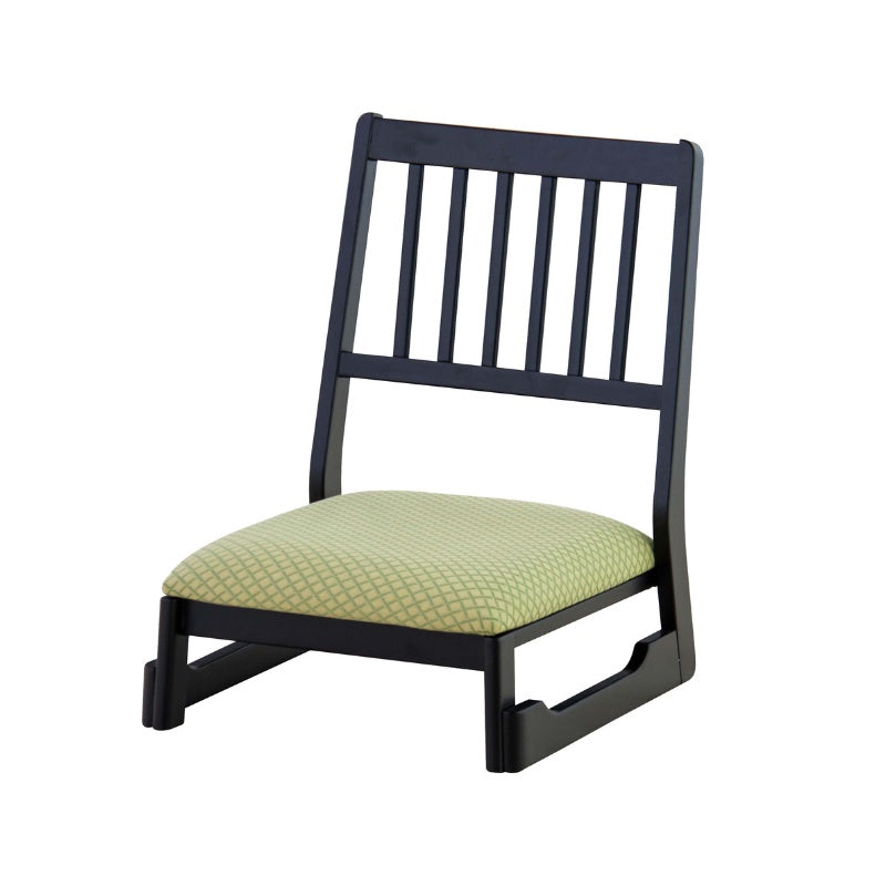 チェア ロータイプ 法事・お座敷に合わせやすいスタッキング収納できる天然木チェア