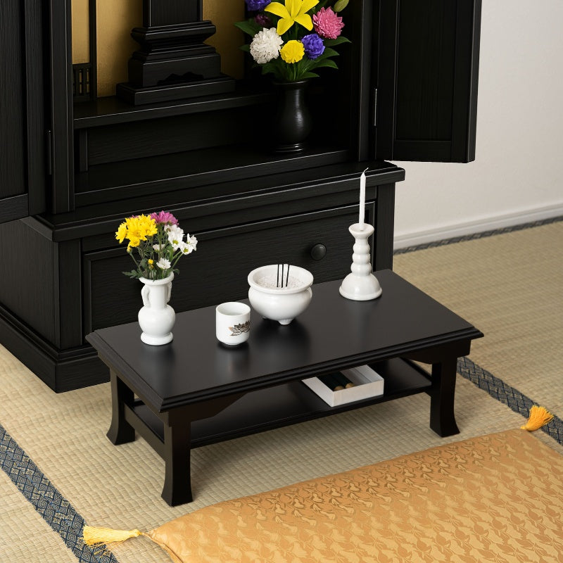 テーブル 折りたたみ式 法事・お座敷に馴染む和モダンな天然木ミニテーブル